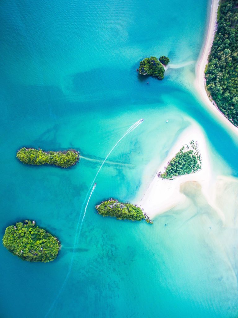 Drone View Island 768x1024